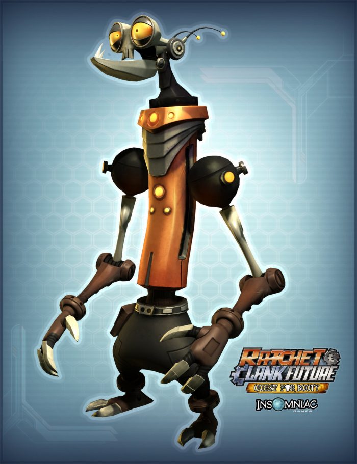 (RP) - Rusty Pete from Ratchet & Clank Signed 8 X 10 Image