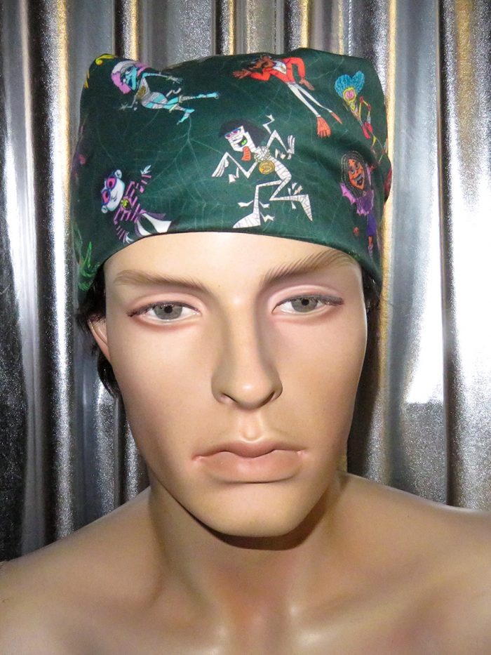 “DONNIE DRUTHERS’ CHRISTOWEEN CAPERS®” CHARACTER COLLAGE BANDANA - Image 3