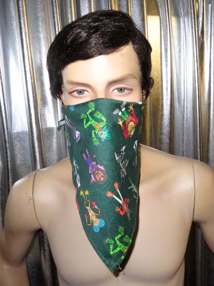 “DONNIE DRUTHERS’ CHRISTOWEEN CAPERS®” CHARACTER COLLAGE BANDANA - Image 5