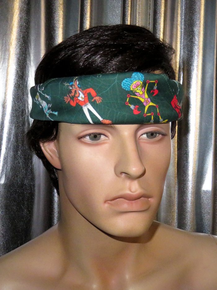 “DONNIE DRUTHERS’ CHRISTOWEEN CAPERS®” CHARACTER COLLAGE BANDANA - Image 6