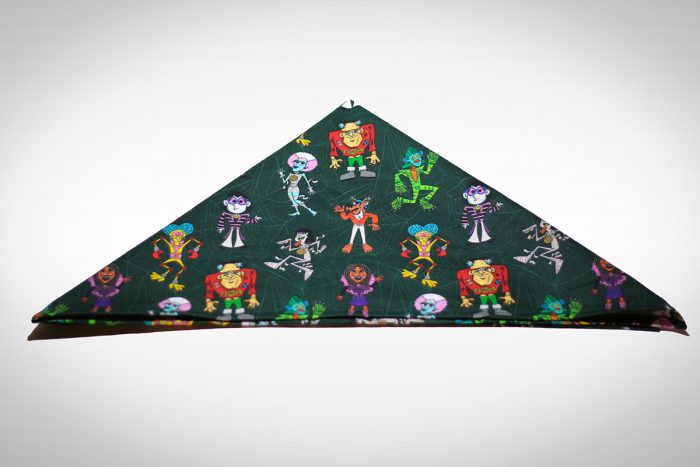“DONNIE DRUTHERS’ CHRISTOWEEN CAPERS®” CHARACTER COLLAGE BANDANA - Image 7