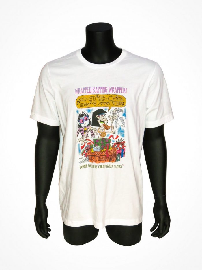 CHRISTOWEEN® T-Shirt : “WRAPPED RAPPING WRAPPER!” (XL)