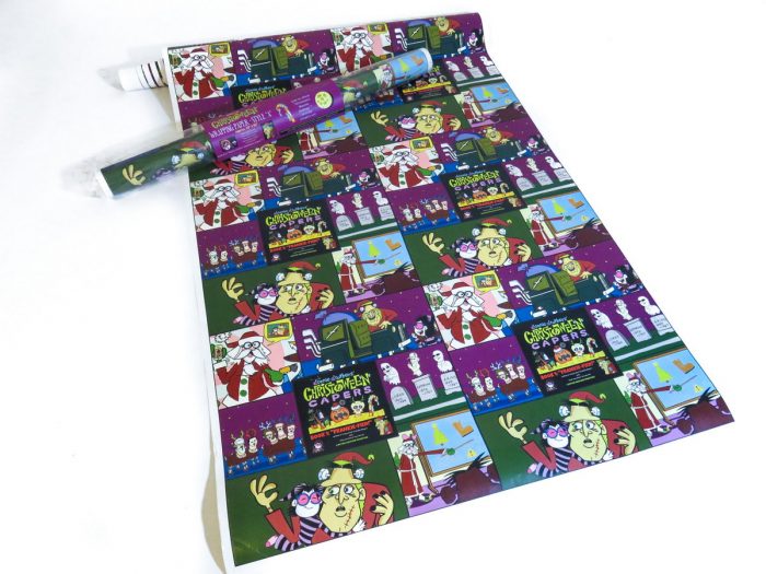 “DONNIE DRUTHERS’ CHRISTOWEEN CAPERS®” GIFT WRAP - STYLE "A"