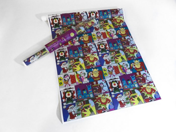 “DONNIE DRUTHERS’ CHRISTOWEEN CAPERS®” GIFT WRAP - STYLE "B"