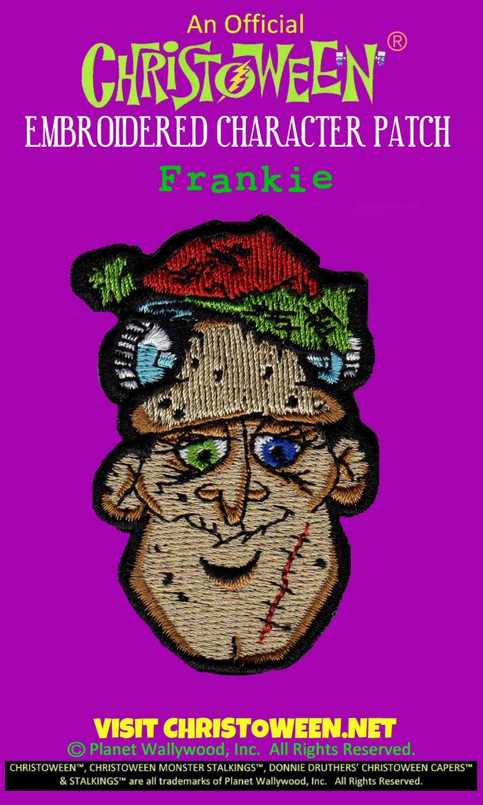 FRANKIE CHARACTER SEW-ON EMBROIDERED PATCH